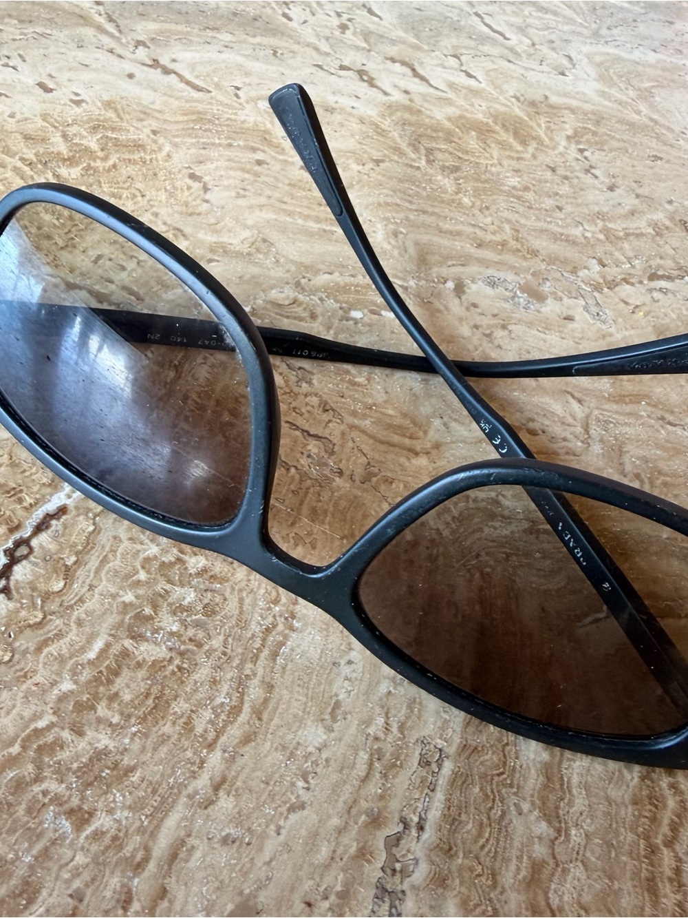 Prada Men’s Black Sunglasses with Dark Lenses - Picture 2 of 4